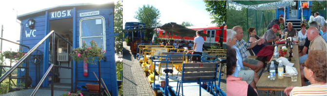 Draisinen, nette Leute, Kiosk, Souvenirs